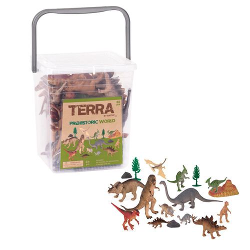 TERRA 史前世界-情境桶(60pcs)