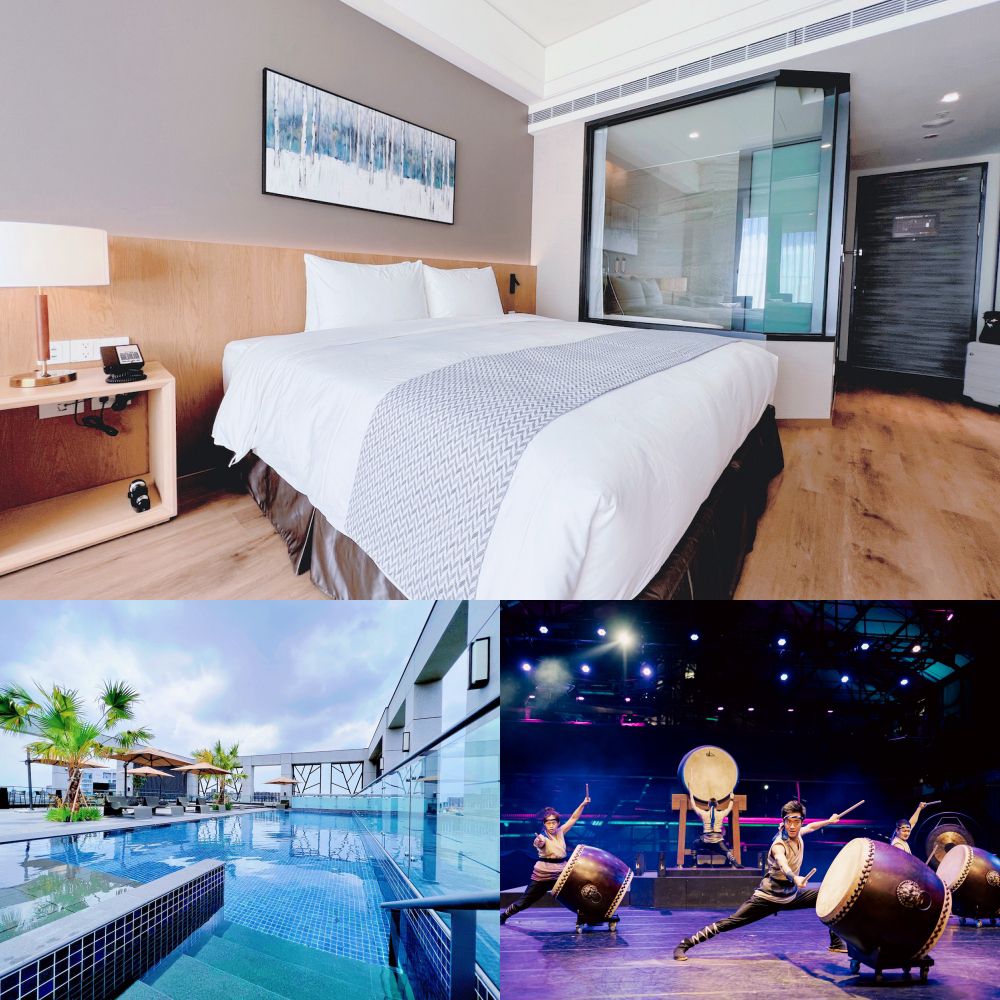 【禧榕軒】 「十鼓套票」 禧遊台南平旺日雙人住宿券(無早餐) (平旺日雙人住宿券(無早餐)+十鼓門票2張)-住宿券優惠期限至2026/5/26，十鼓門票期限至2025/12/31