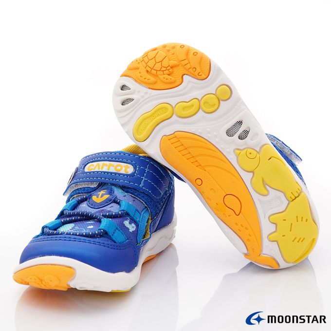 Moonstar日本月星 - 速乾公園鞋系列童鞋-CRC23345藍(中小童段)-機能運動鞋-藍