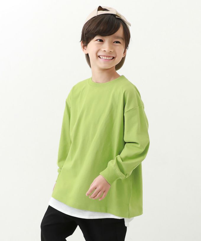 日本 devirock - 純棉耐洗百搭廓形長袖上衣-白