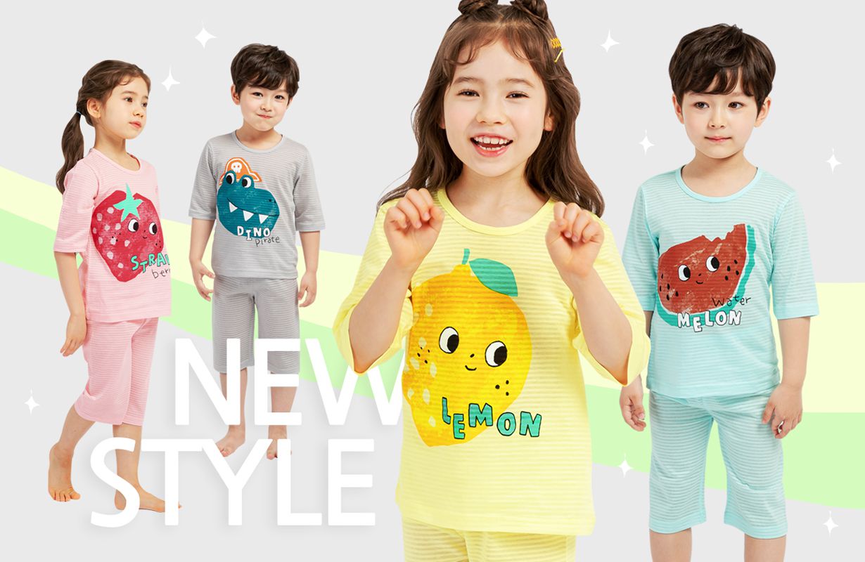 韓國 Mellisse - 韓製透氣輕薄短袖家居服(無螢光棉)-超人車車