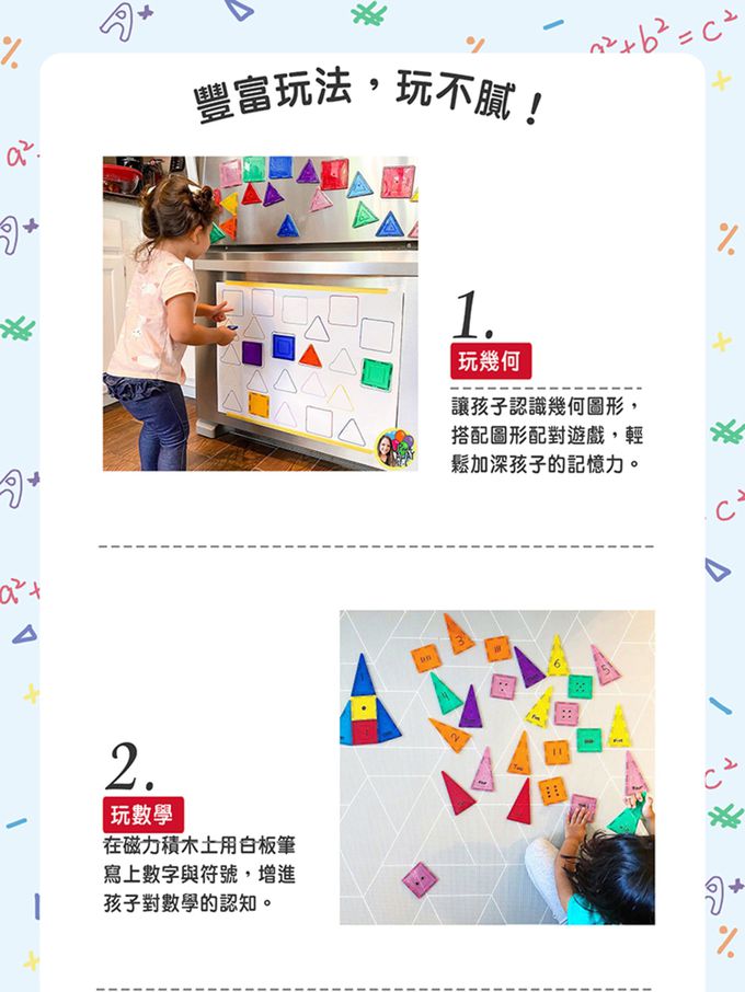 美國PicassoTiles - 磁力積木-32片火箭套組