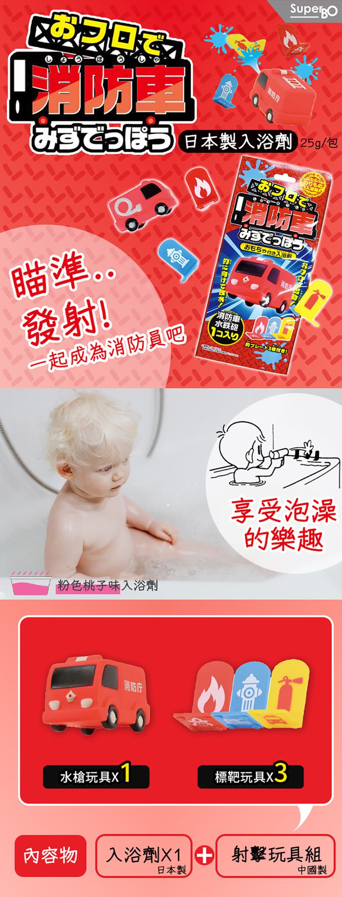 日本製入浴劑(消防車)