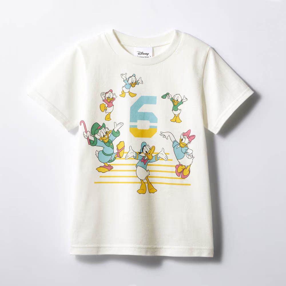 純棉迪士尼印花短袖上衣(小孩)-數字6