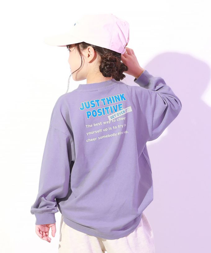 日本 devirock - DANCE 純棉舒適寬版長袖上衣-手臂玫瑰-白