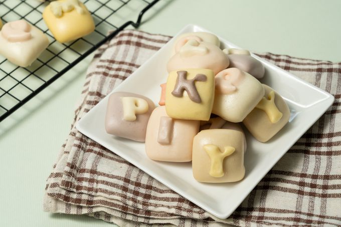 老甜媽手工饅頭 - 英文字母趣味小饅頭-350g