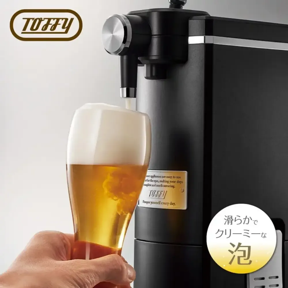 日本Toffy - Premium 音波啤酒發泡機 K-BE1-黑