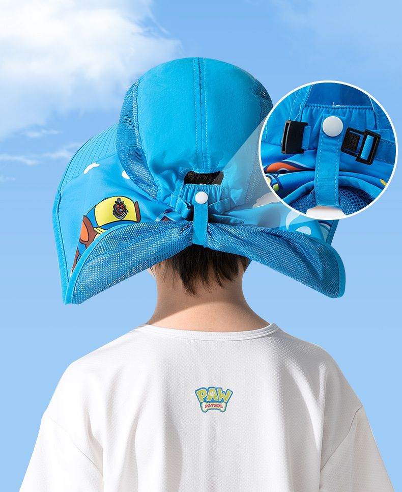 汪汪隊兒童大帽簷遮陽帽-阿奇-黃色 (50-54cm)