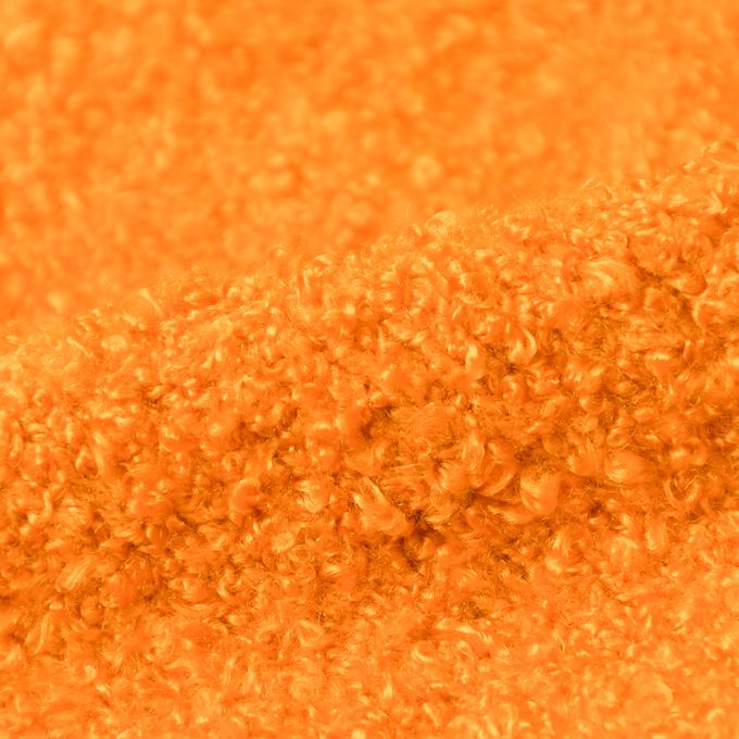 akachan honpo - 毛茸茸柔款針織帽-食物-橘色