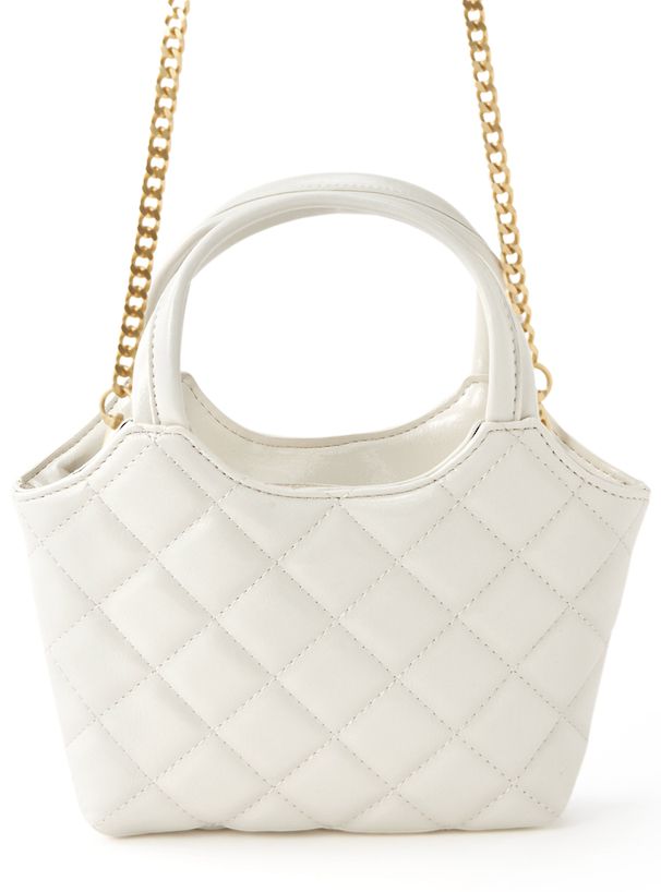 日本 GRL - 2WAY時尚漆皮金屬鏈側背小包-焦糖棕 (F)