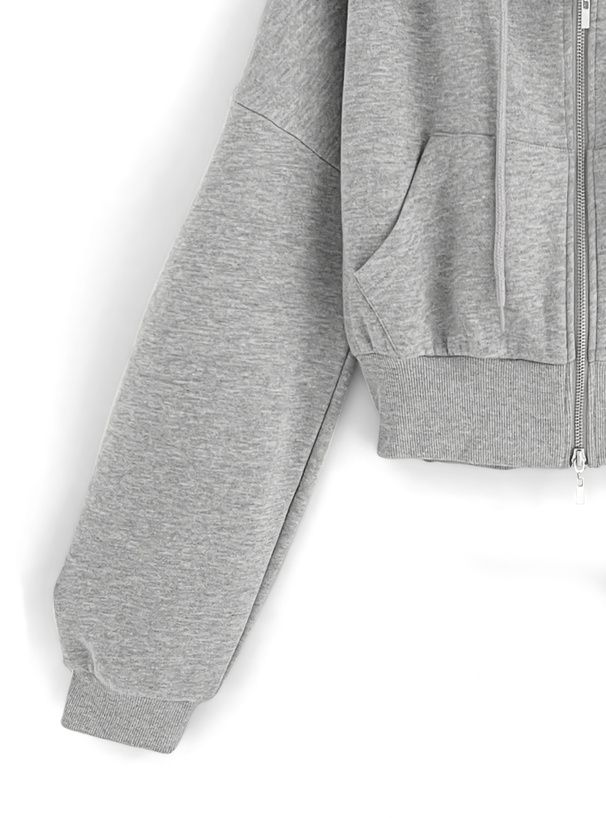 日本 GRL - 休閒風連帽外套短褲兩件式套裝-淺米杏 (F)