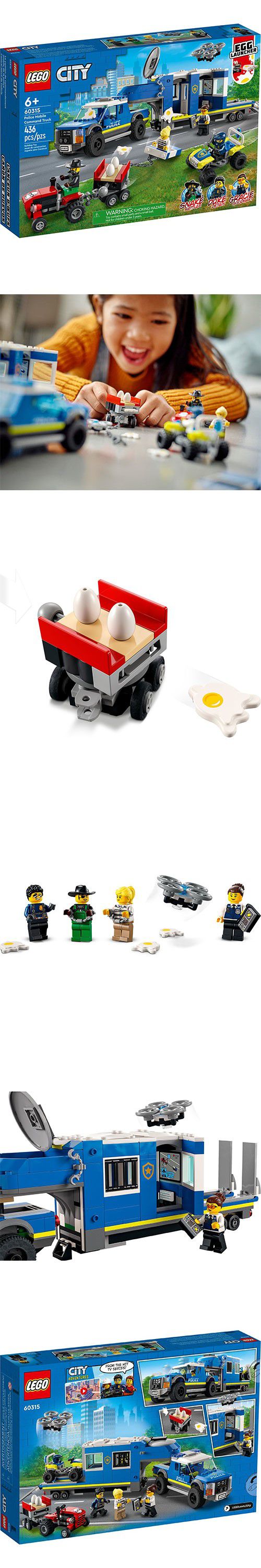 樂高 LEGO - 樂高積木 LEGO《 LT60315 》City 城市系列 - 警察行動指揮車-436pcs