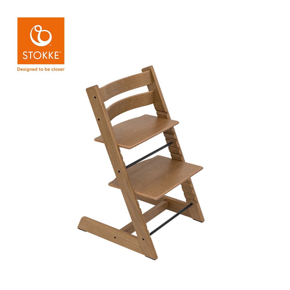 Stokke - 挪威 Tripp Trapp 成長椅經典橡木系列-橡木棕