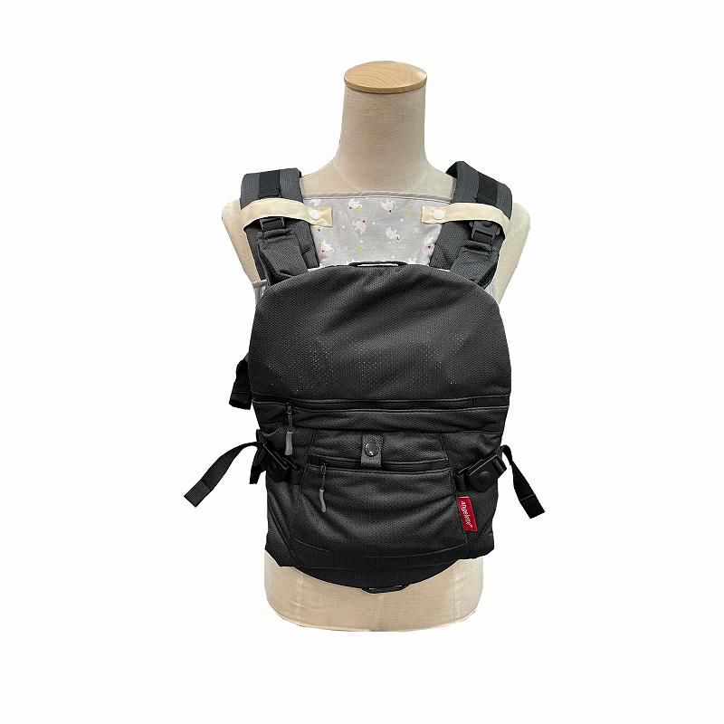 akachan honpo - angelette揹巾胸前口水巾-深灰色 (W210×H290mm)