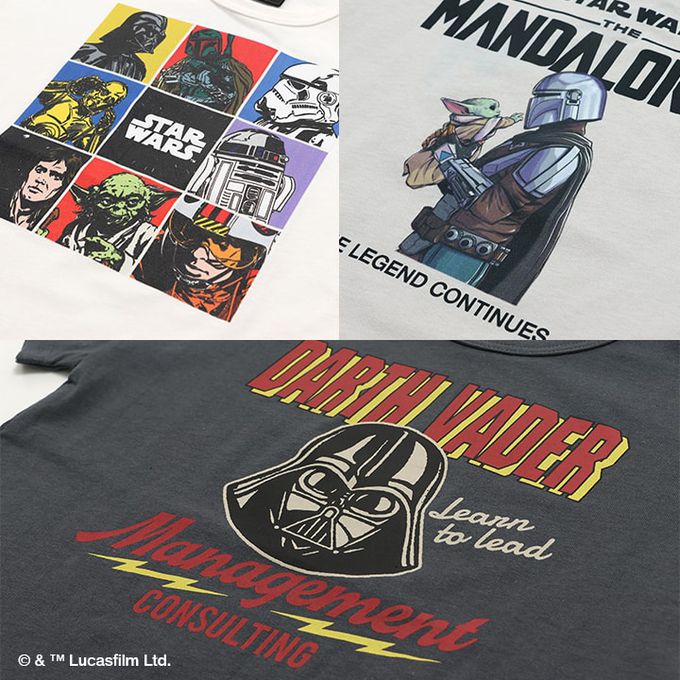 日本 Chil2 - 聯名款純棉短袖上衣-星際大戰B-黑