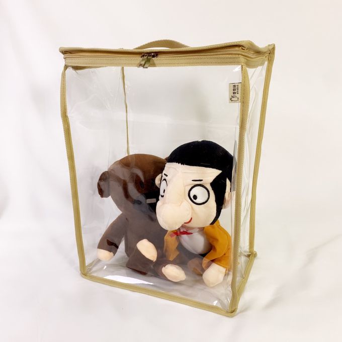 妞妞絲 - 透明收納袋-薄荷綠 (L)