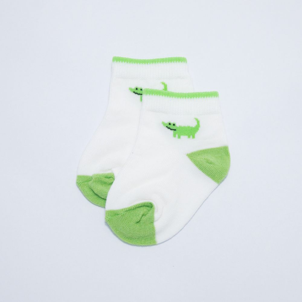akachan honpo - 短襪-小鱷魚-米白色