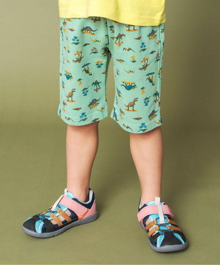 日本 BREEZE - 熱銷！百搭休閒印花短褲-乳牛紋-黑白