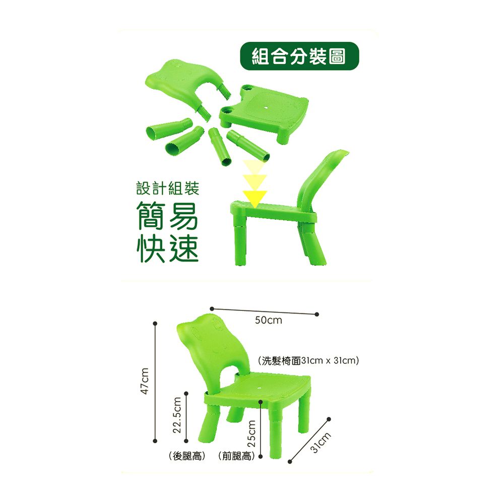 BabyHouse 卡蛙椅 (iFROG) 幼童洗髮椅-黃色