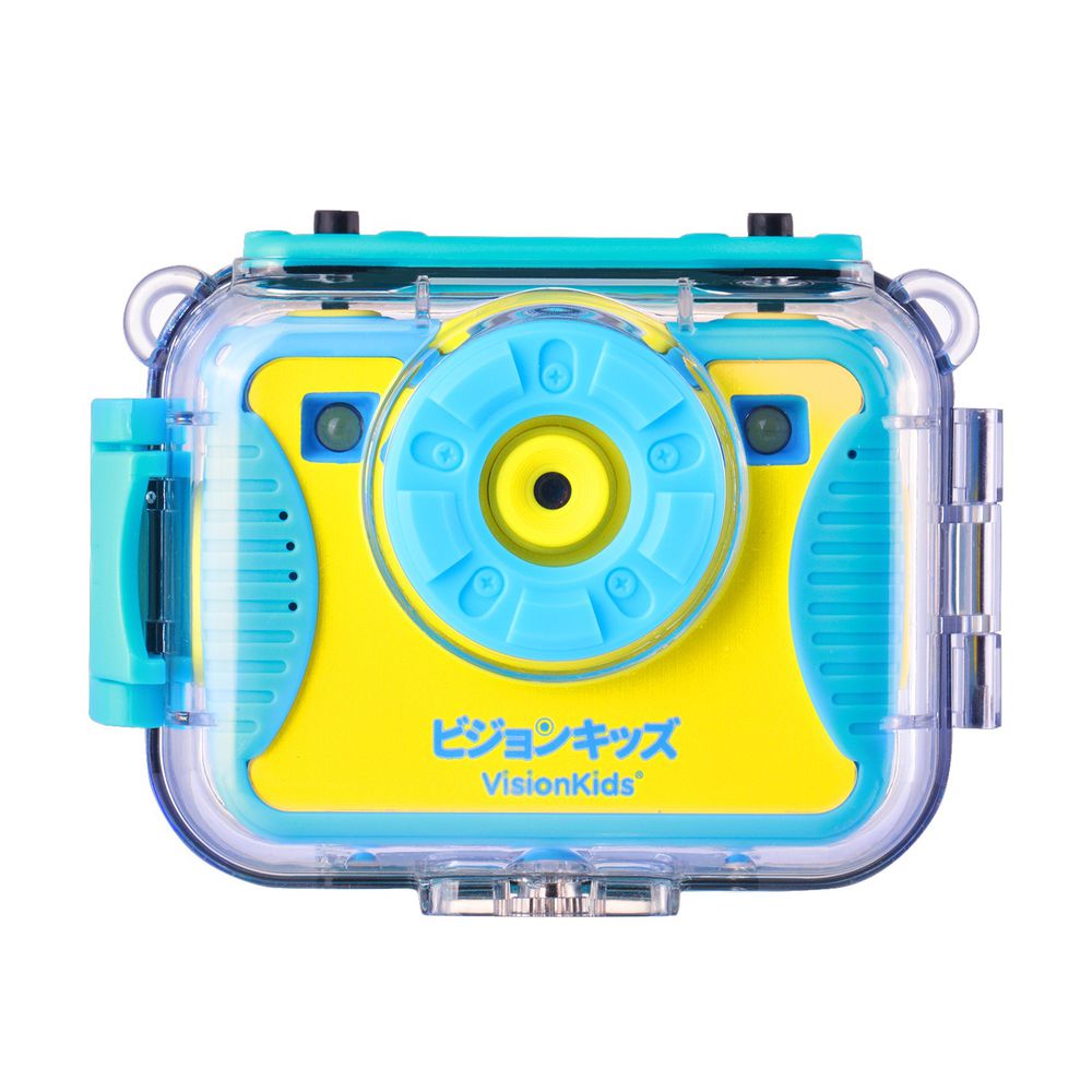日本 VISIONKIDS - ActionX Plus 1600萬像素可拍照防水兒童數位相機-藍色