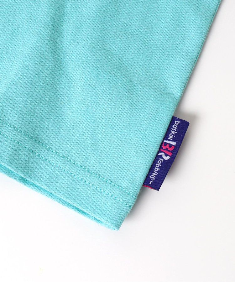 日本 BREEZE - 31冰淇淋聯名 印花短袖上衣-最愛的甜筒-米白