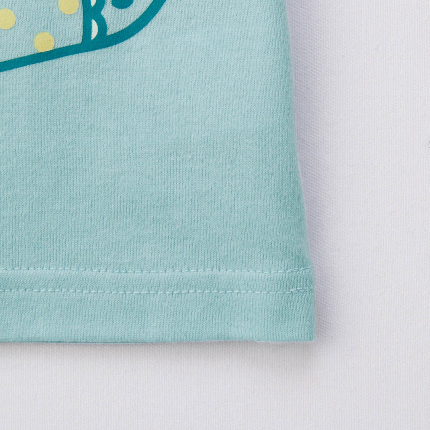 日本千趣會 - 三麗鷗公主袖天竺棉短T-Kitty側背包-水藍