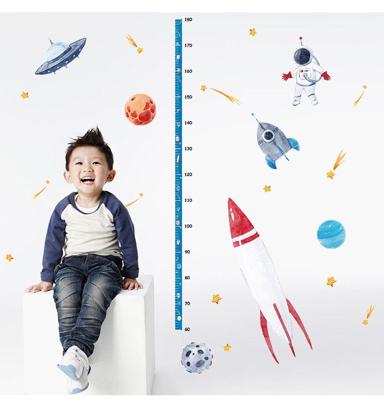 JB Design - 時尚壁貼-太空火前身高貼 (50cm*70cm)