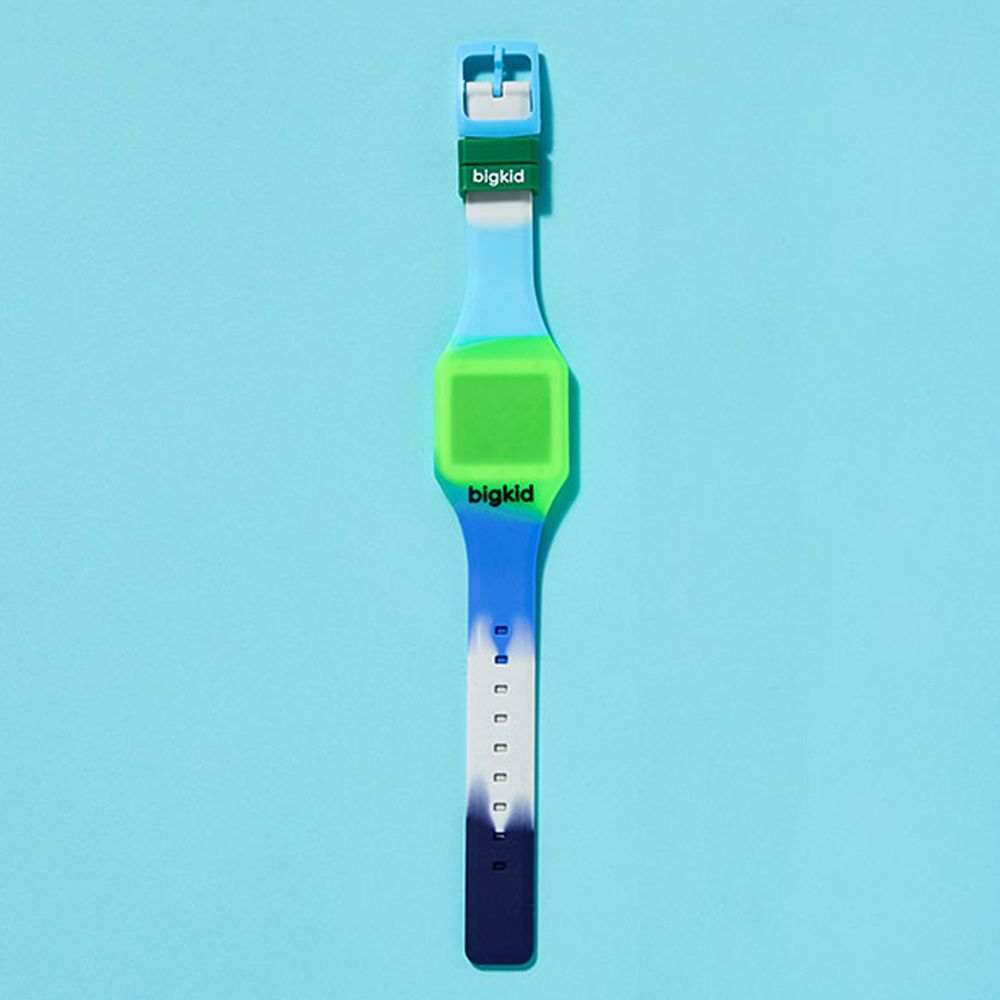 韓國 bigkid - 香香LED電子錶-藍綠(西瓜香)