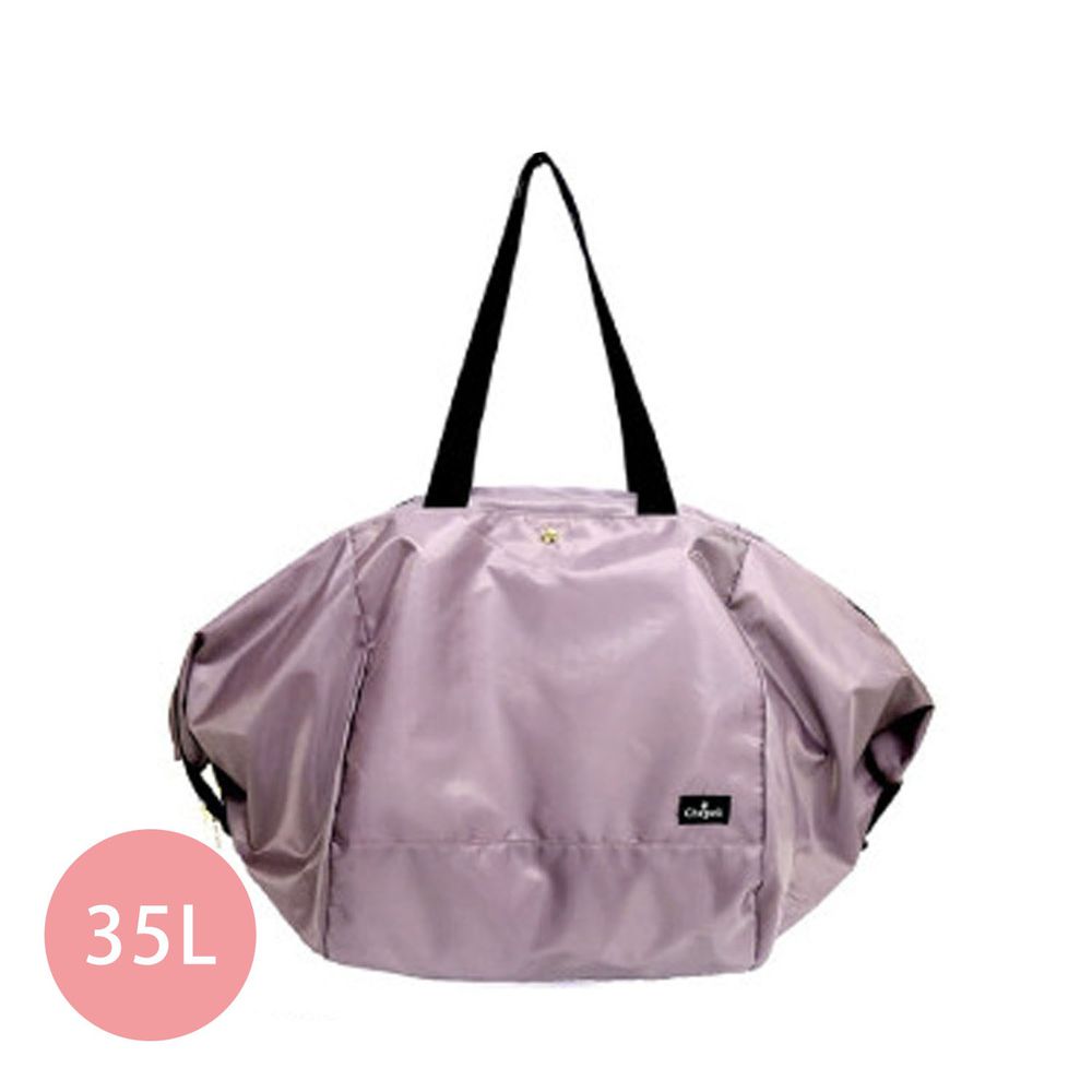 日本 Chepeli - 超大容量保冷購物袋/背包(可套購物籃)-星塵紫-35L/耐重15kg