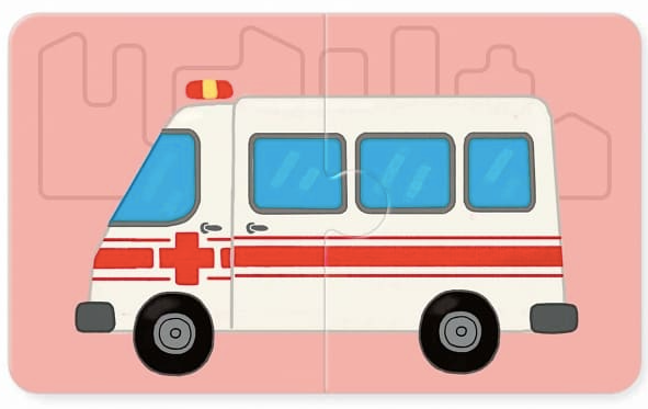 1歲Baby配對拼圖：交通工具篇 (10 x 16 x 3.5 cm)-盒裝