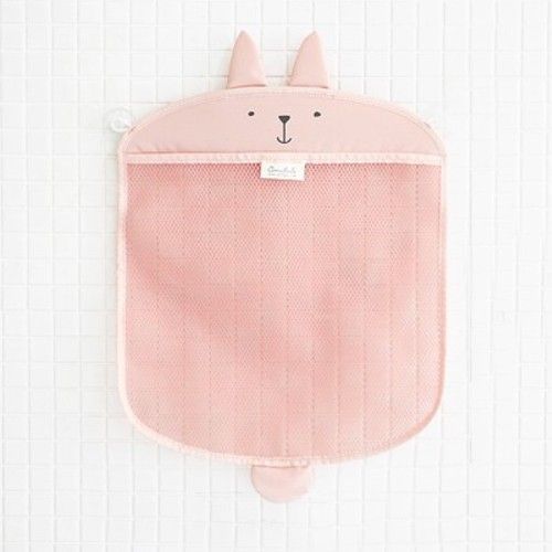 韓國 Conitale - 洗澡玩具收納袋-粉紅兔兔 (35*40cm)