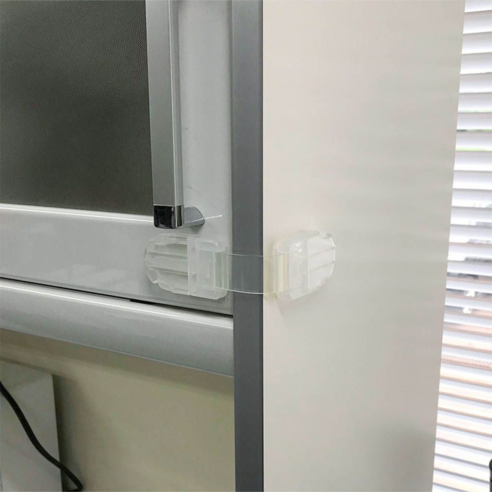 透明安全防護鎖扣 4cm 2個組-日本製