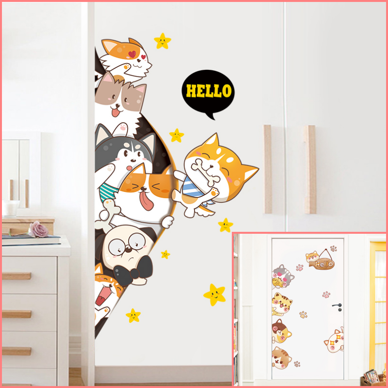 居家裝飾壁貼-角落植物