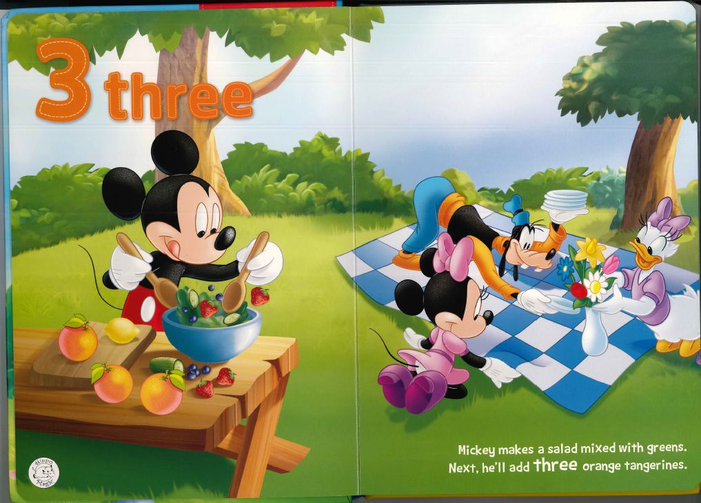 AR 3D立體故事書-123 Counting Fun with Mickey