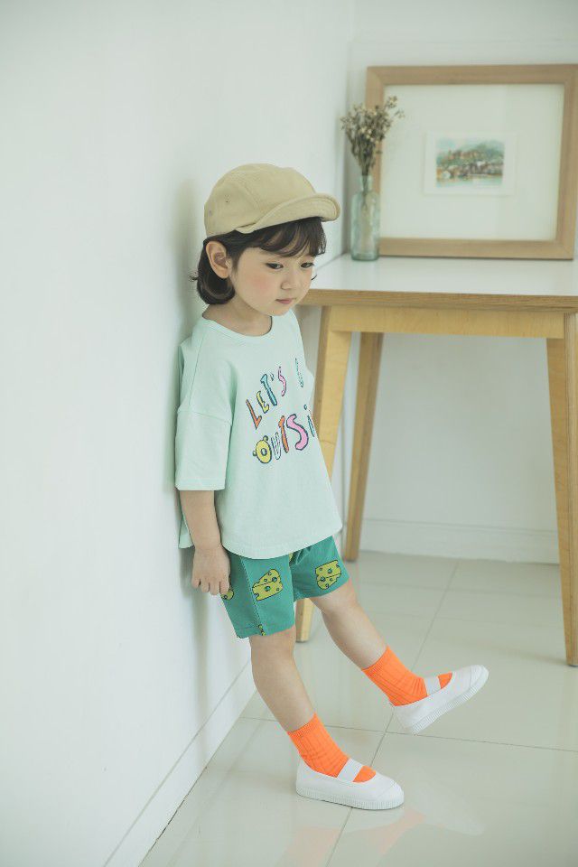 韓國 Mimico - Let's go 字母T-薄荷綠