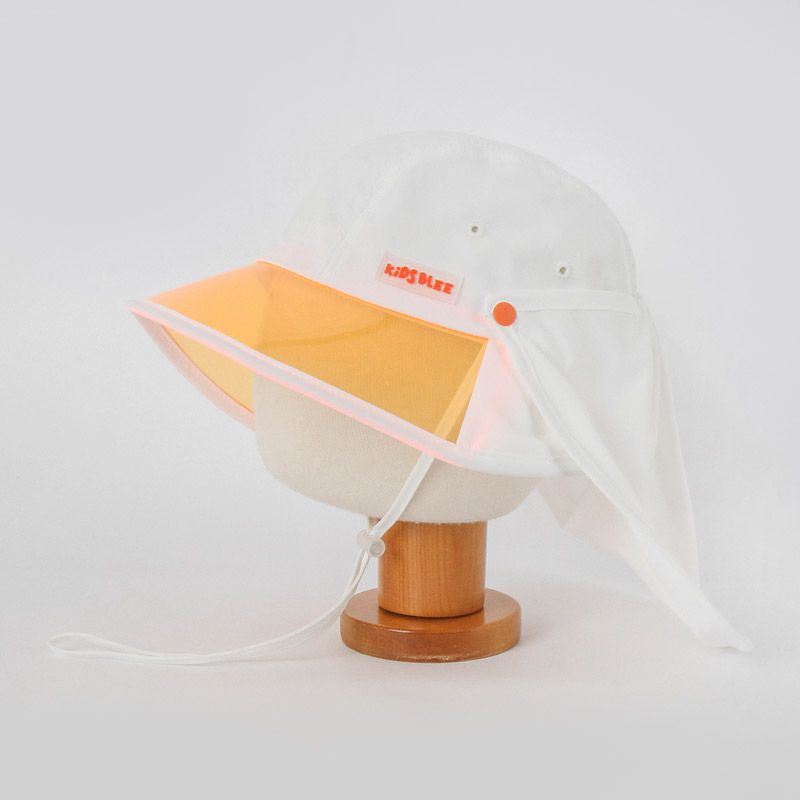 韓國 Babyblee - 抗UV遮陽板遮脖防曬帽-粉紅 (頭圍：L(50-54cm))