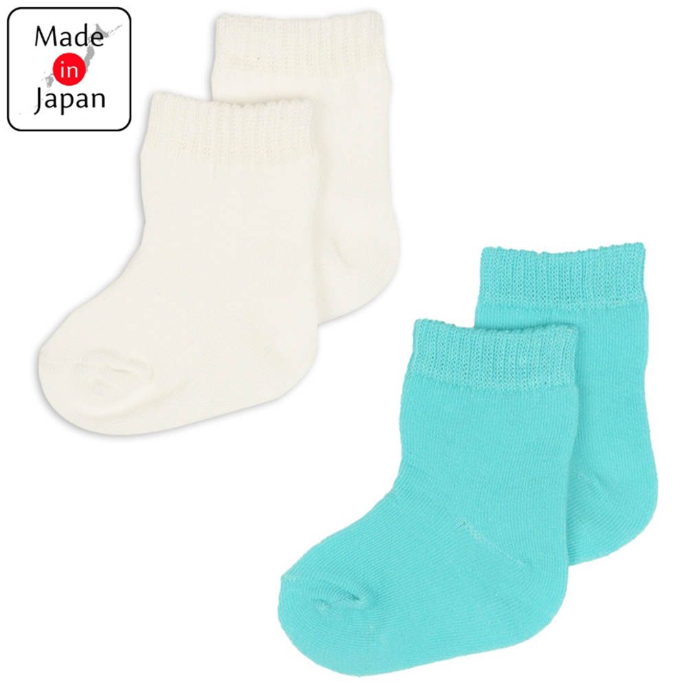 新生兒襪2雙組-彩色 (7~9cm)-日本製