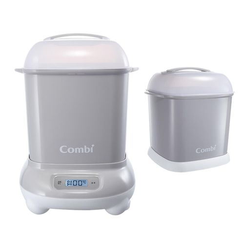 日本 Combi - PRO360  PLUS高效消毒烘乾鍋及保管箱組合-寧靜灰