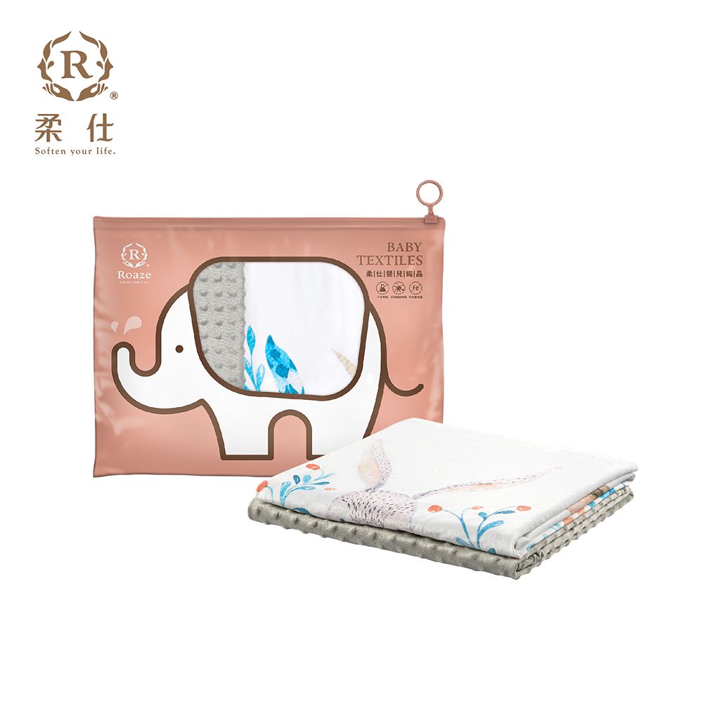 【Roaze】舒眠豆毯 (薄)-機靈玉兔 袋裝