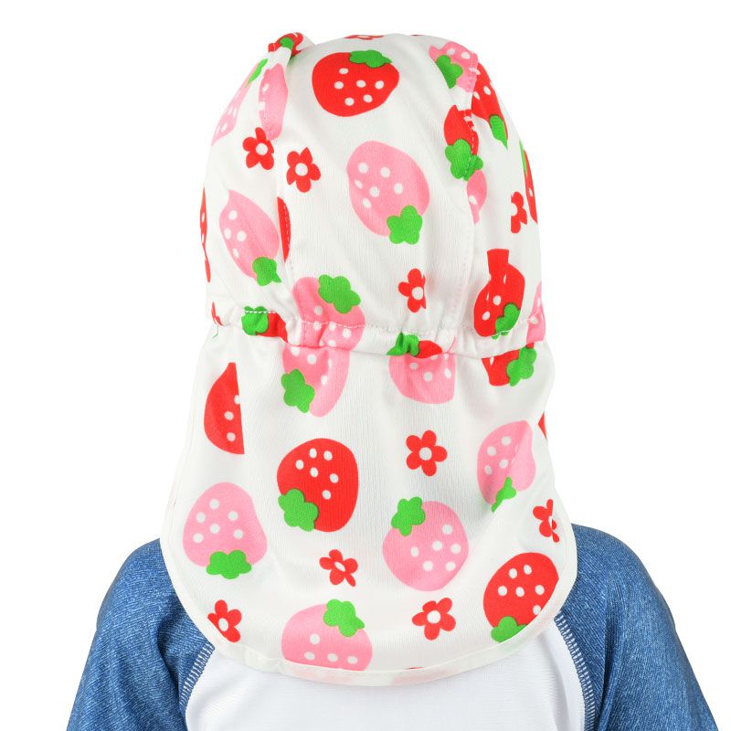 akachan honpo - 泳帽-草莓-粉紅色 (42～52cm)