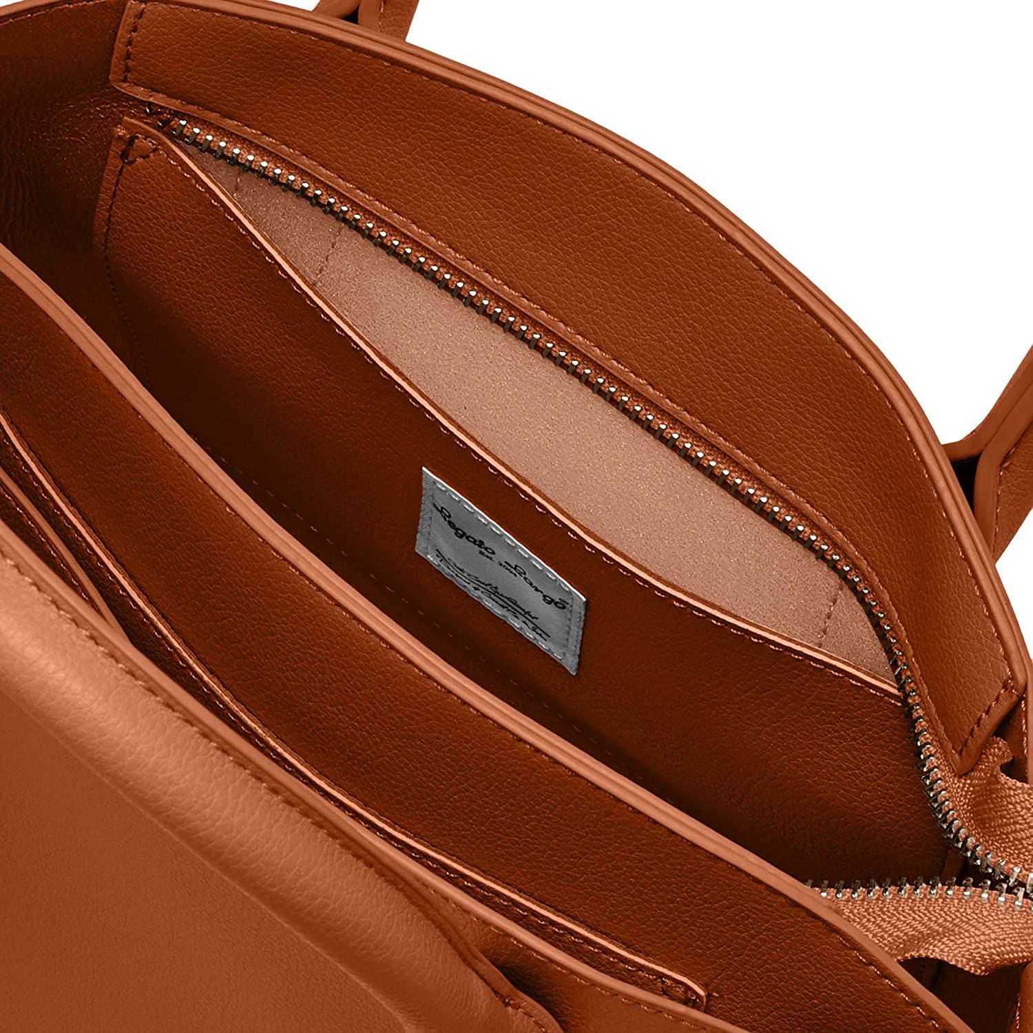 日本 Legato Largo - 輕量PU時尚2way肩背波士頓包-CA駝色 (19x27x10cm)