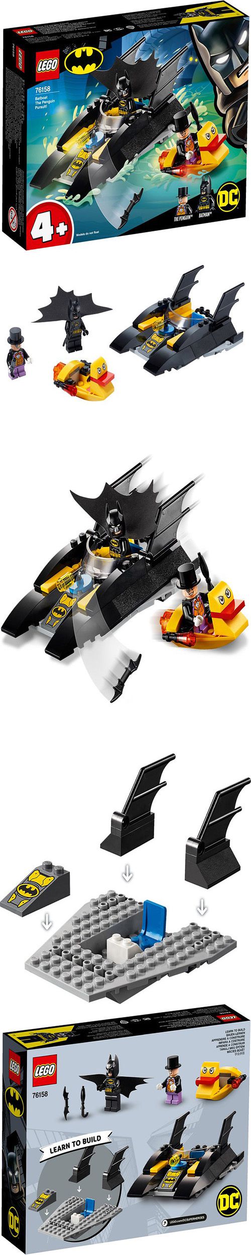 樂高 LEGO - 樂高積木 LEGO《 LT76158 》SUPER HEROES 超級英雄系列 - Batboat The Penguin Pursuit!-54pcs