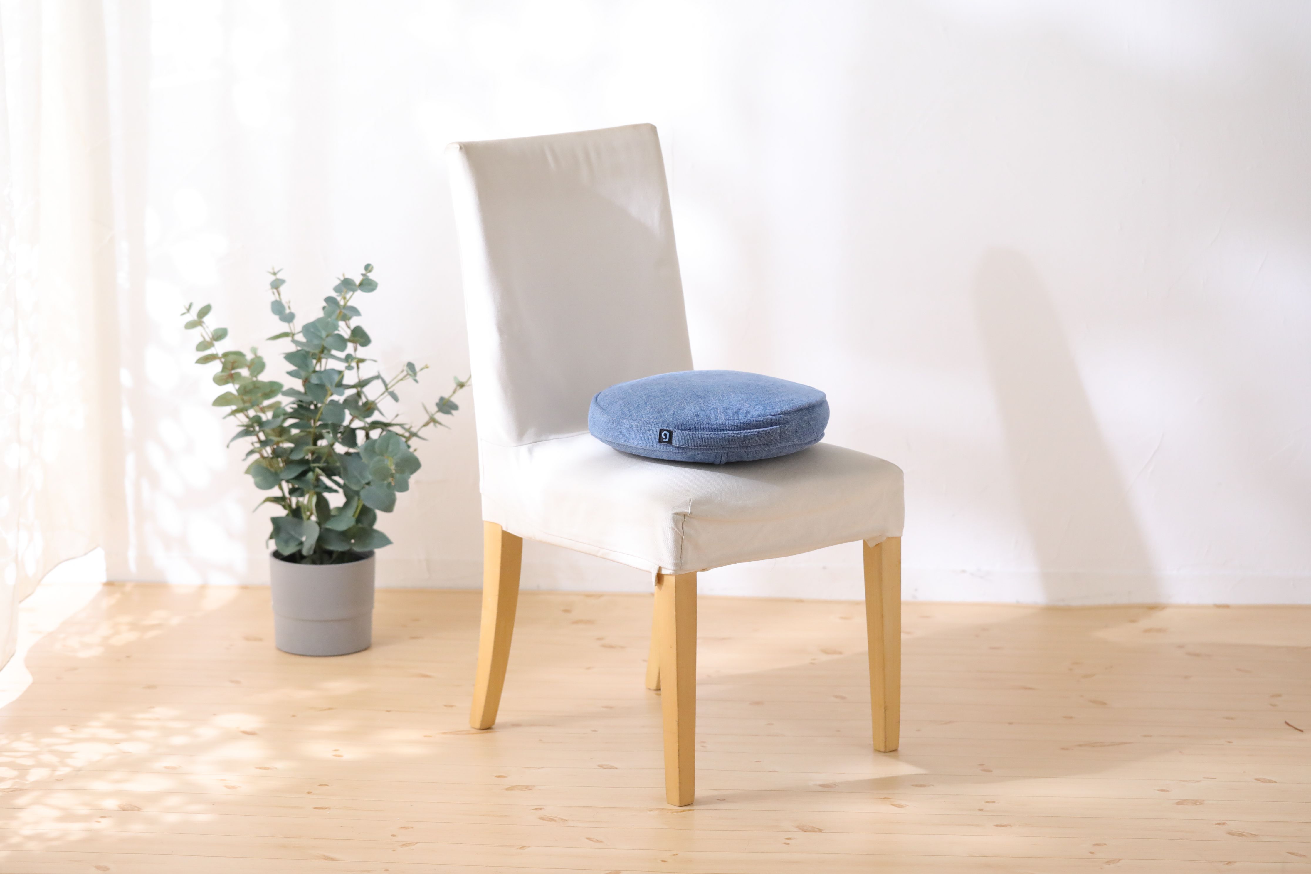 日本gymterior - 充氣平衡坐墊-天藍 (小)