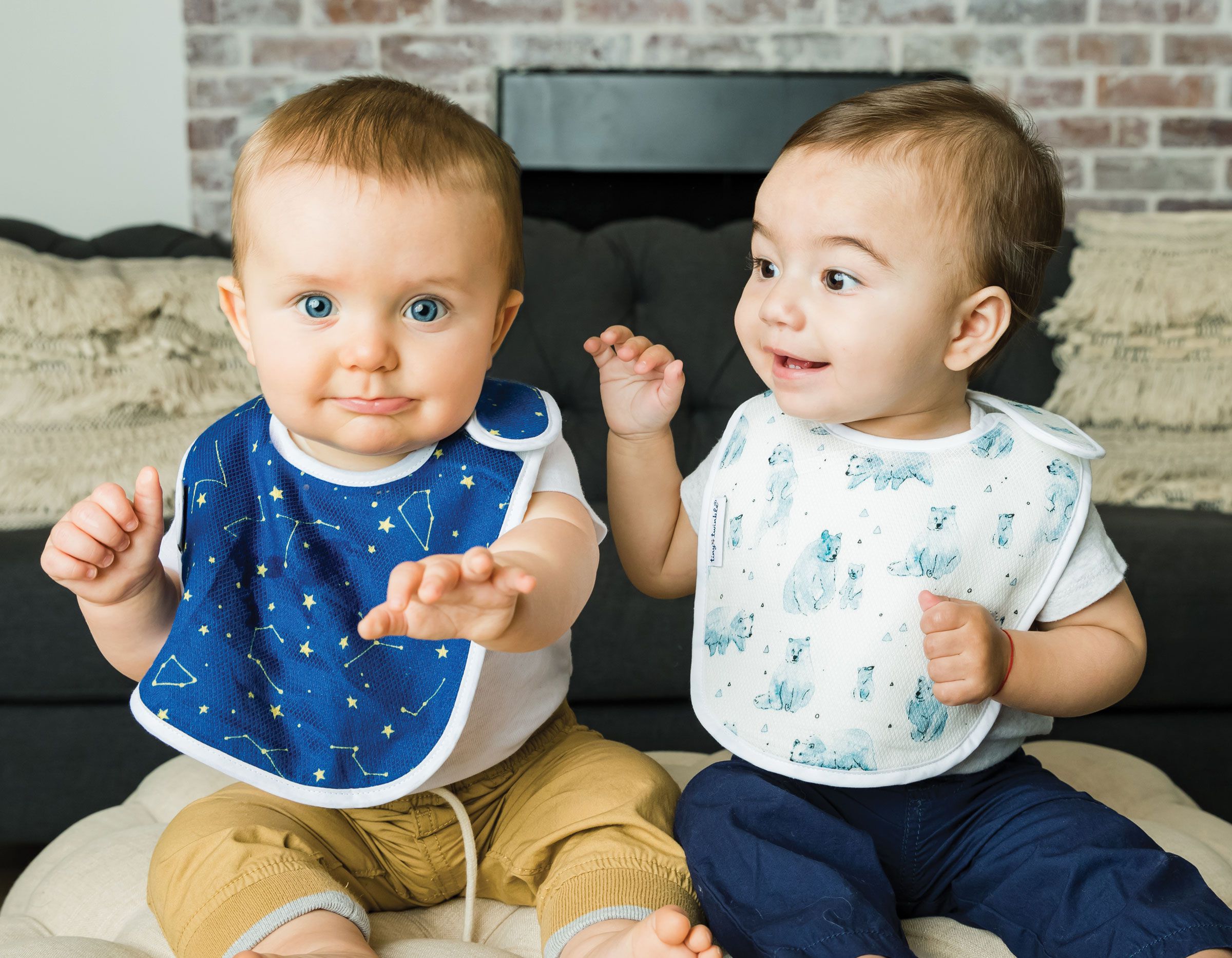 美國 tiny twinkle - 寶寶圍兜-三入組-生態