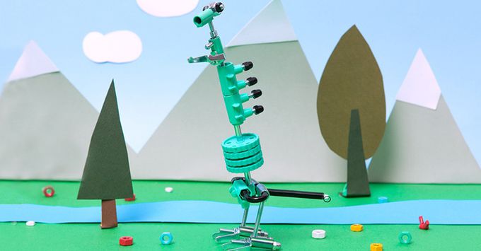 以色列 theOffBits - 機械積木-恐龍