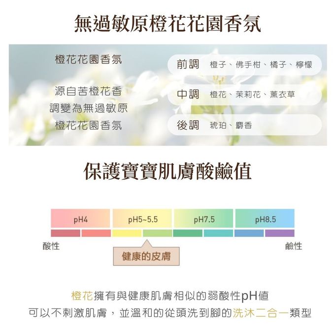 韓國 Putto - 嬰兒草本雙效洗髮沐浴露-300ml