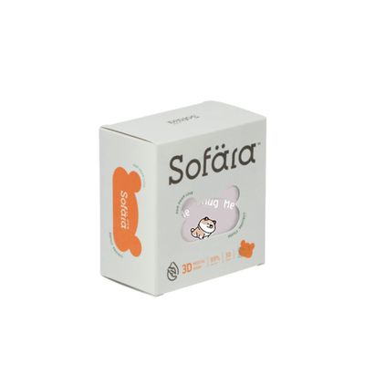 舒芙氧Sofära - 迷你幼(進階版)3D空氣口罩-肥肥阿柴款-1-3歲適用 (9.6X13.9cm)-30入/盒