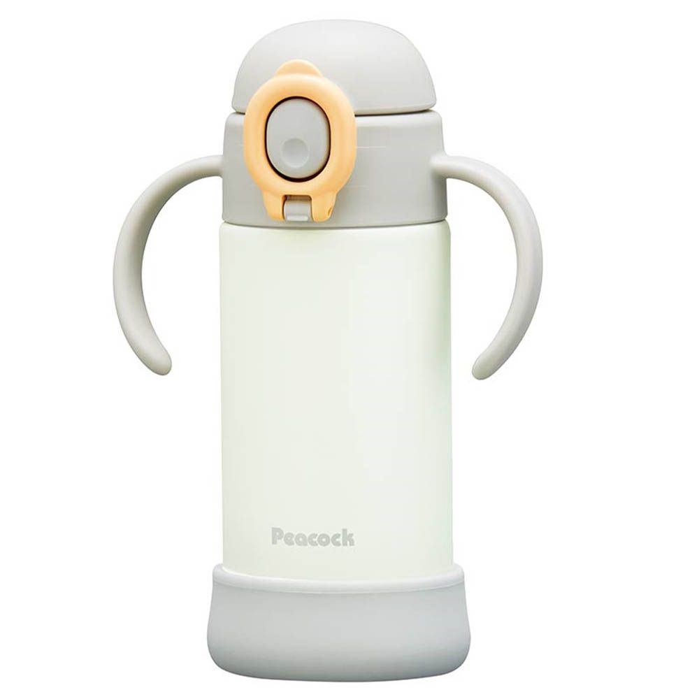 Peacock兒童不鏽鋼吸管水壺-握把款