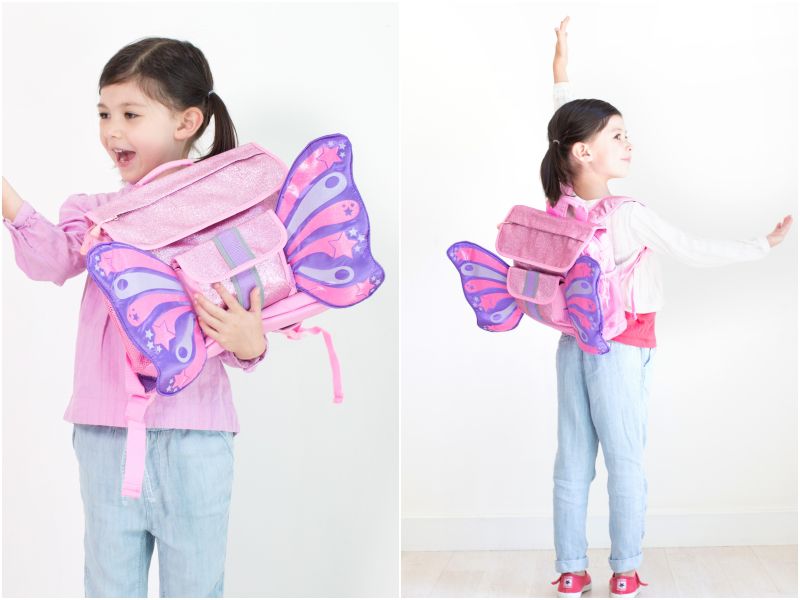 Bixbee - LED Forest Fairy Flyer 飛飛童趣LED系列-亮閃蝴蝶仙子小童背包 (32*25*10cm)