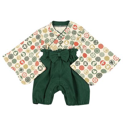 akachan honpo - 袴連身包屁衣-綠色